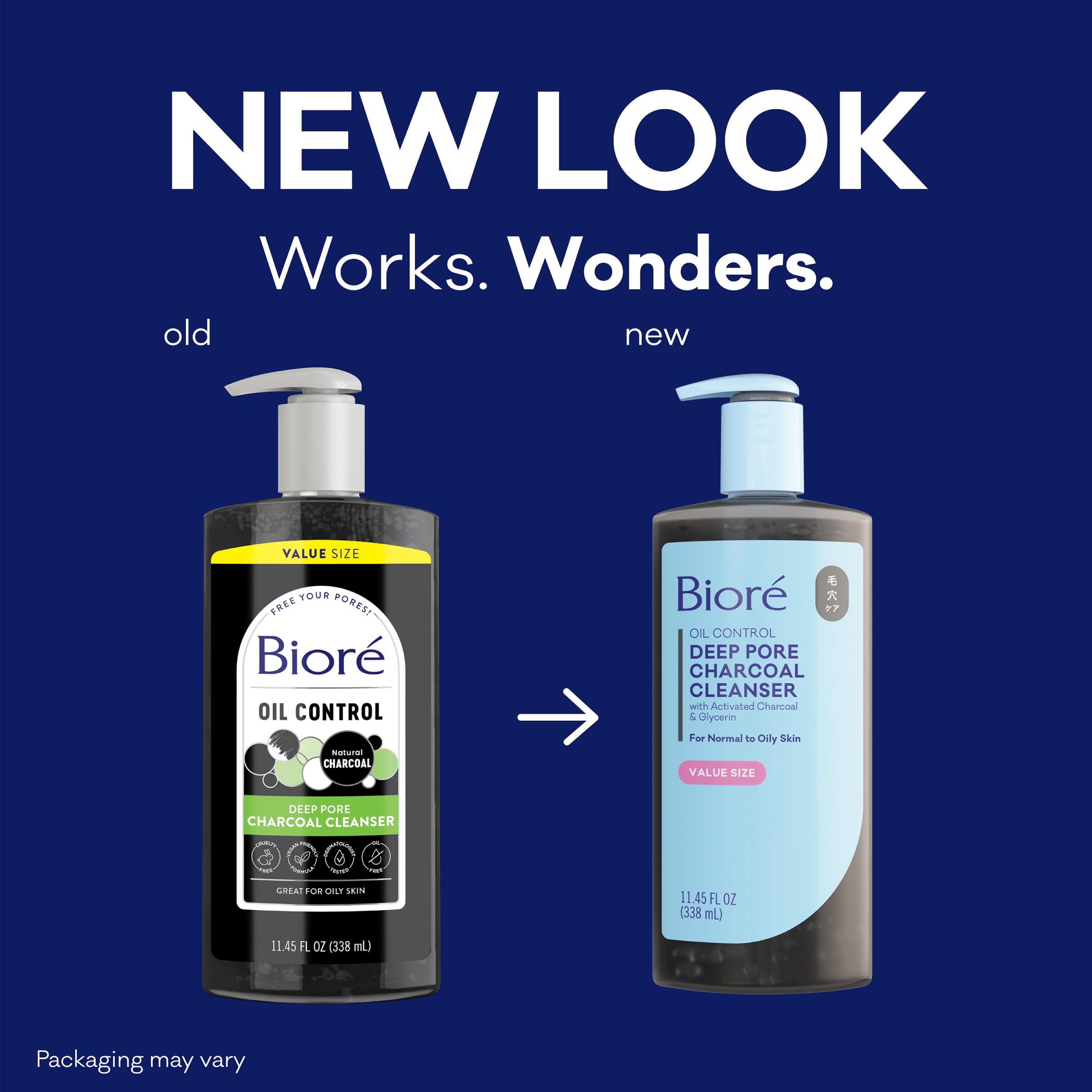 Biore Deep Pore Charcoal: espuma blanca que limpia y purifica la piel.