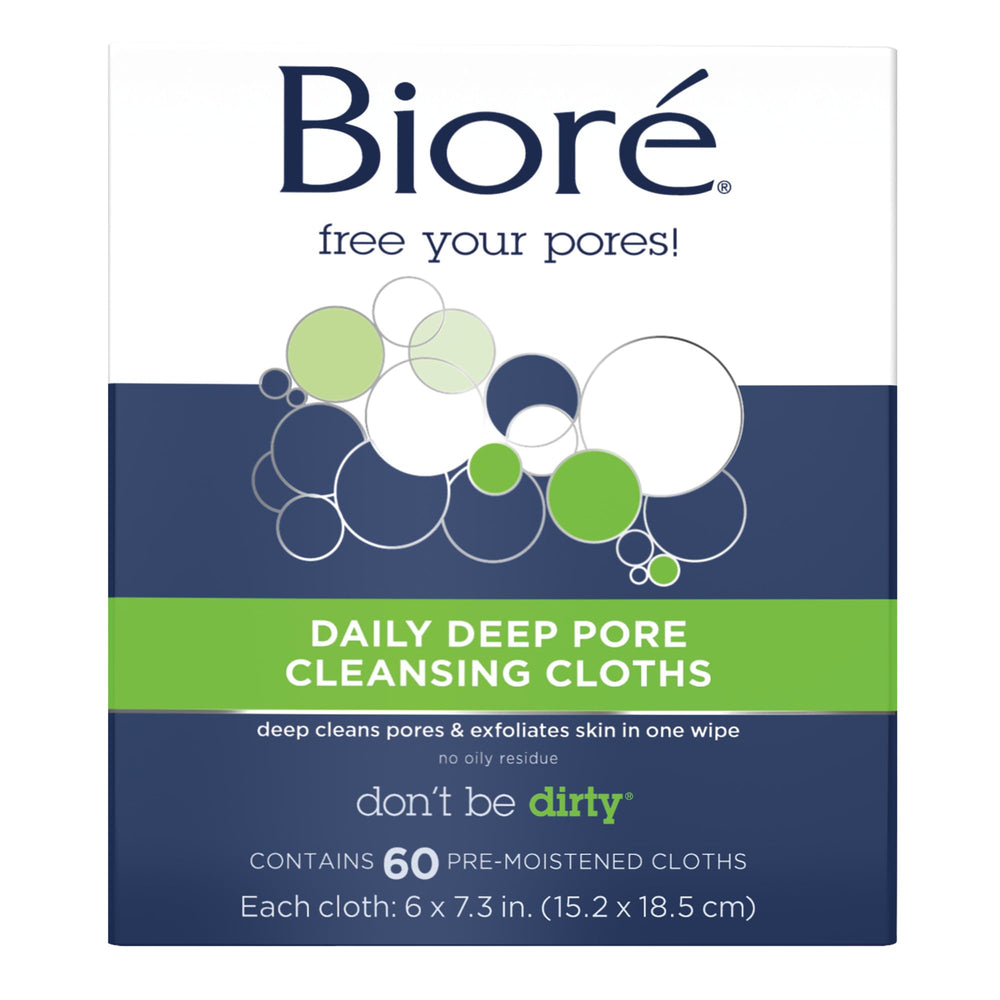 Biore Daily: toallitas desmaquillantes con fibras que captan suciedad y maquillaje