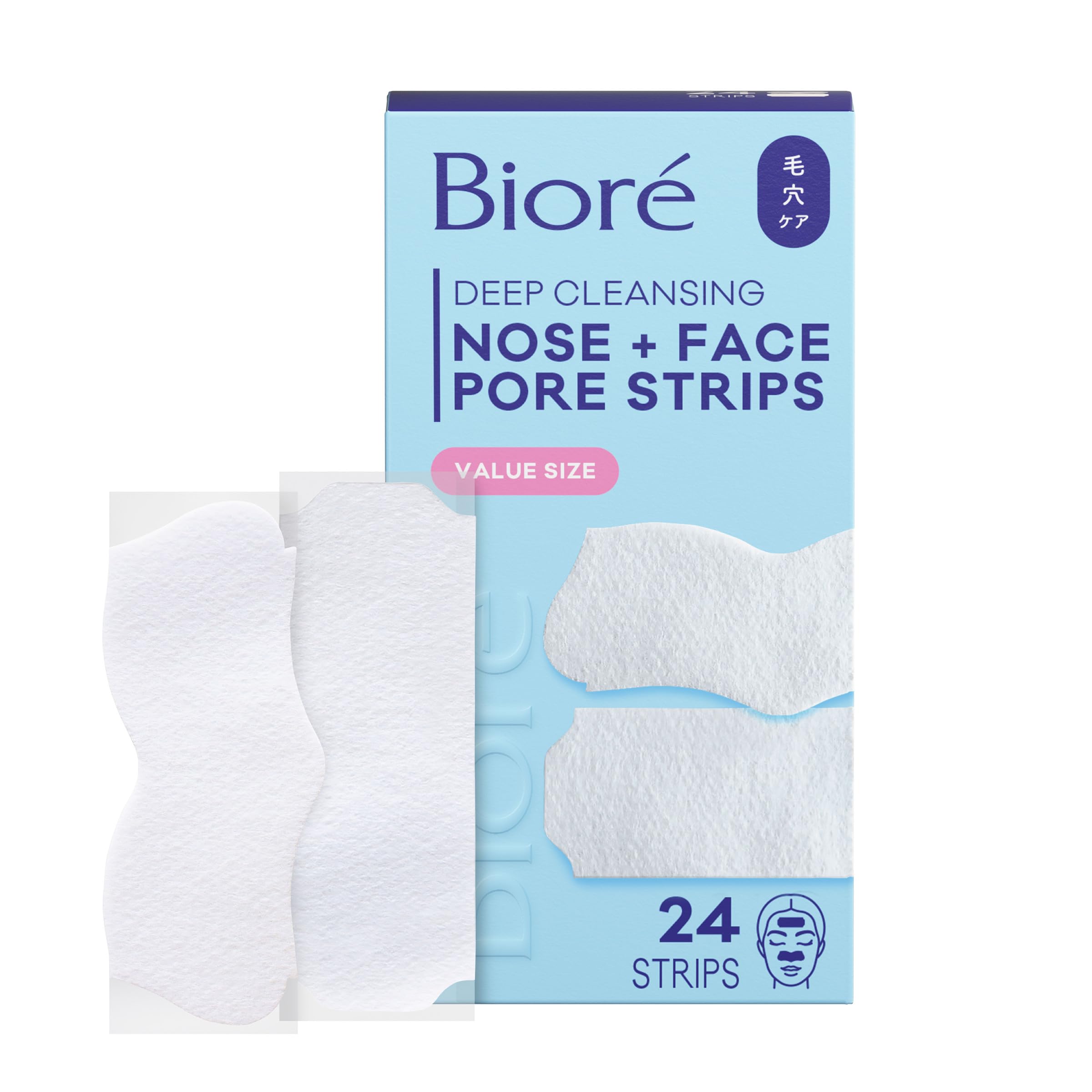 Bioré Nariz Strips en empaque para limpieza de poros