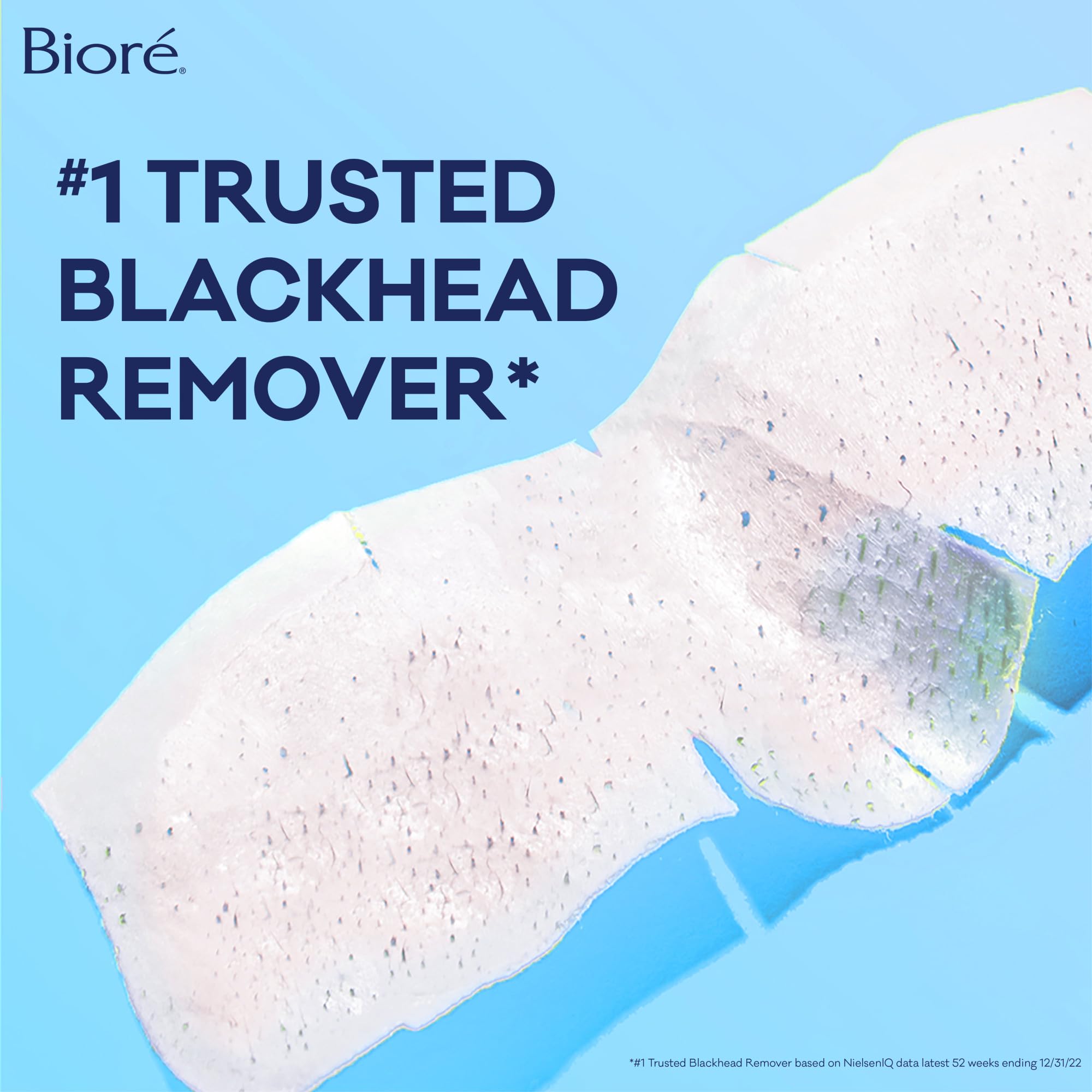 Biore pore strip on nose before use for instant unclogging