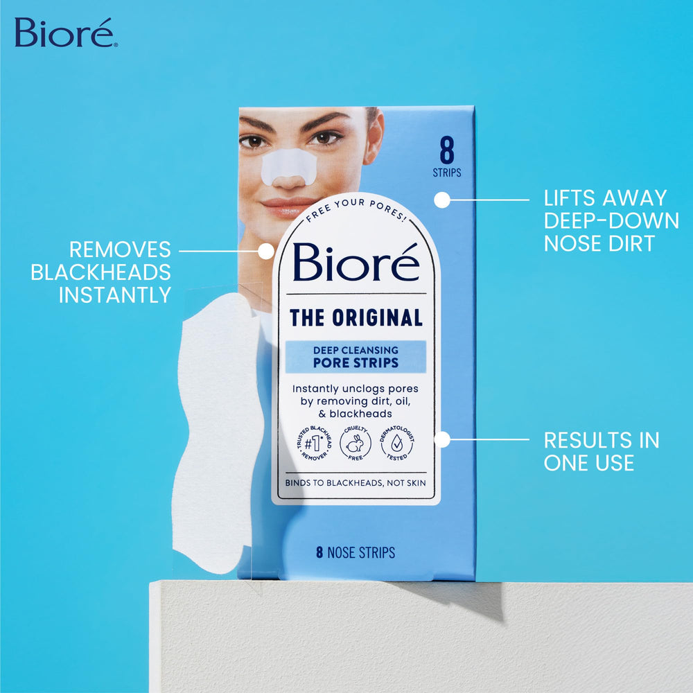 Biore strip in timer scene demonstrates 10-minute treatment