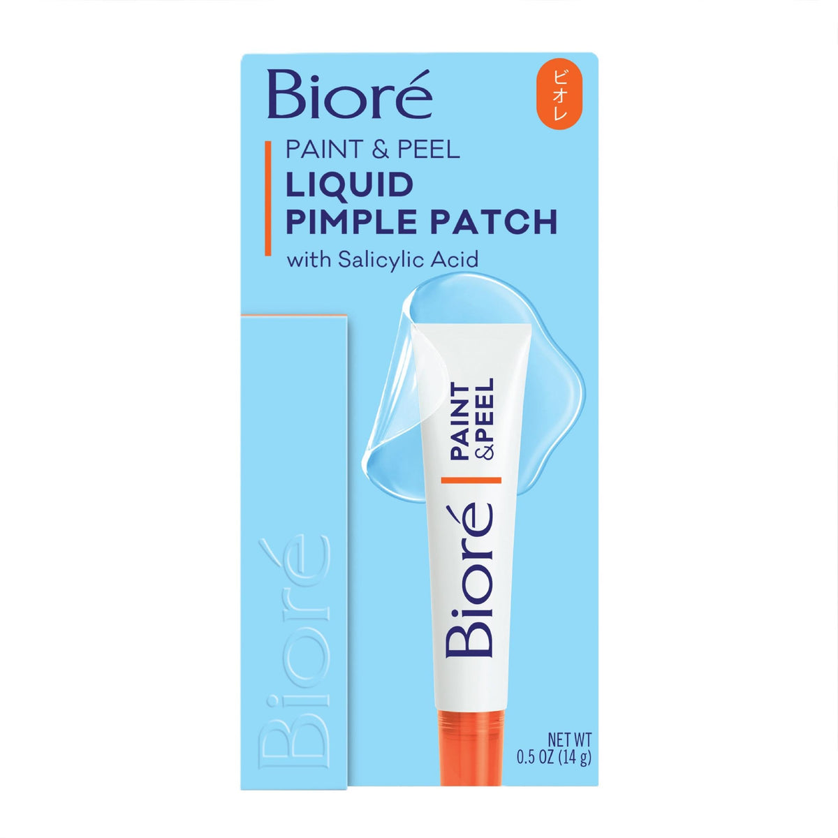 Bioré parche líquido para acné con aplicador, parche invisible para áreas difíciles.