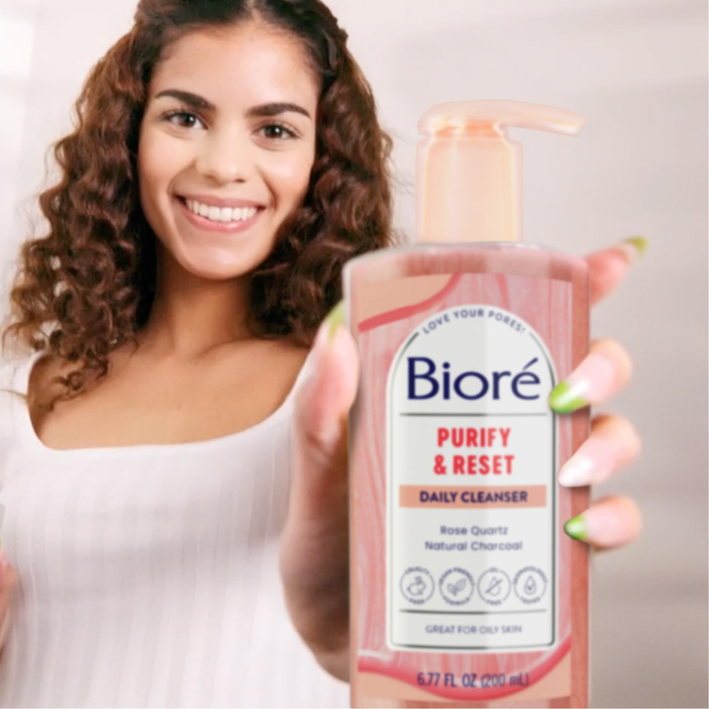 Biore Purify & Reset daily-use cleanser fits morning routines.