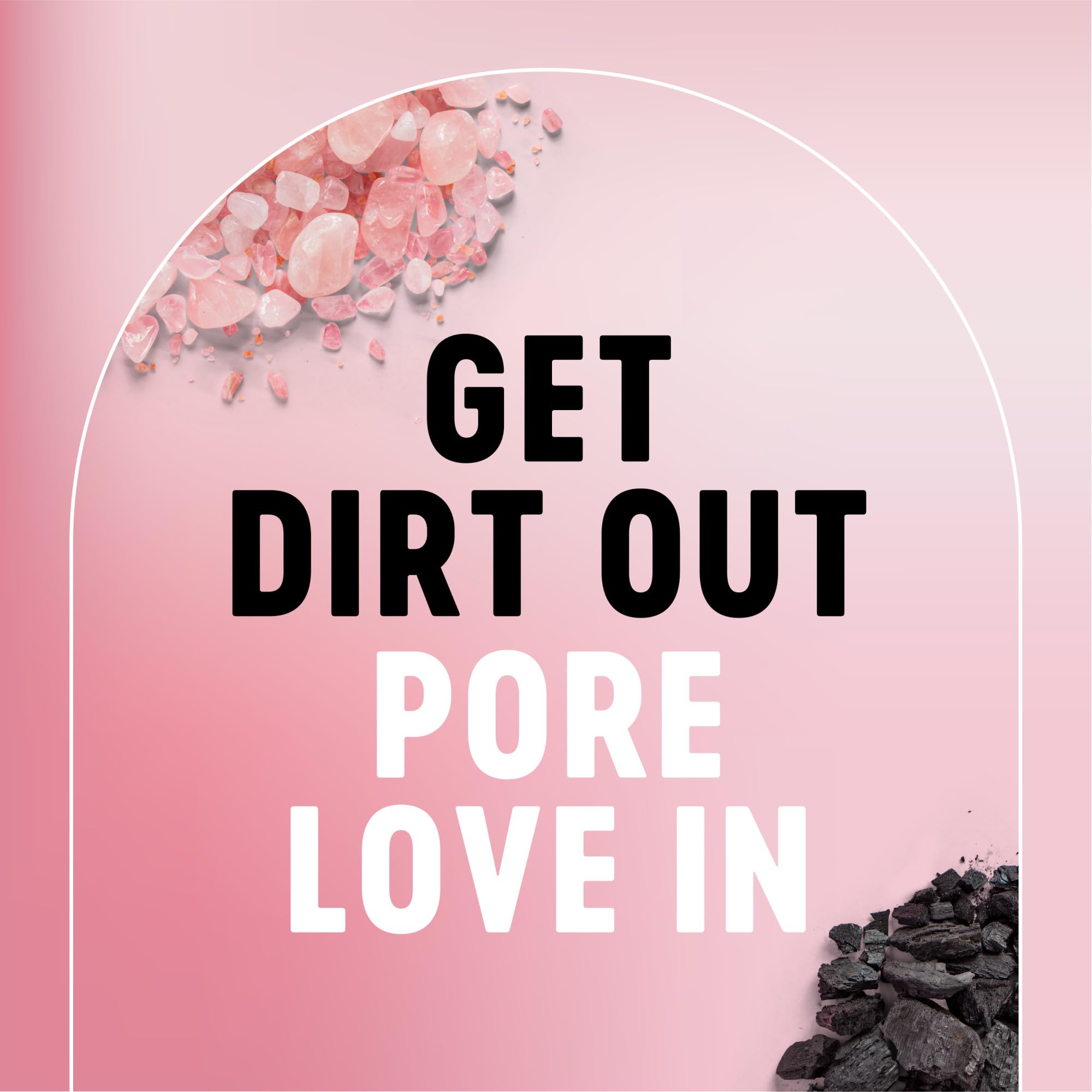 Biore Purify & Reset rose quartz infusion evokes self-care ritual.