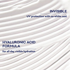 Biore UV Aqua Rich SPF 30 texture swatch reveals invisible finish