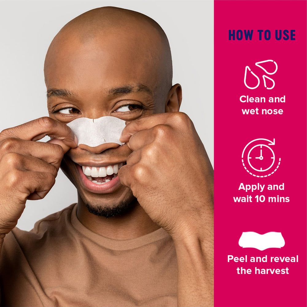Biore Witch Hazel Ultra Strength Pore Strips being applied with a wet application