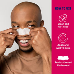 Biore Witch Hazel Ultra Strength Pore Strips being applied with a wet application