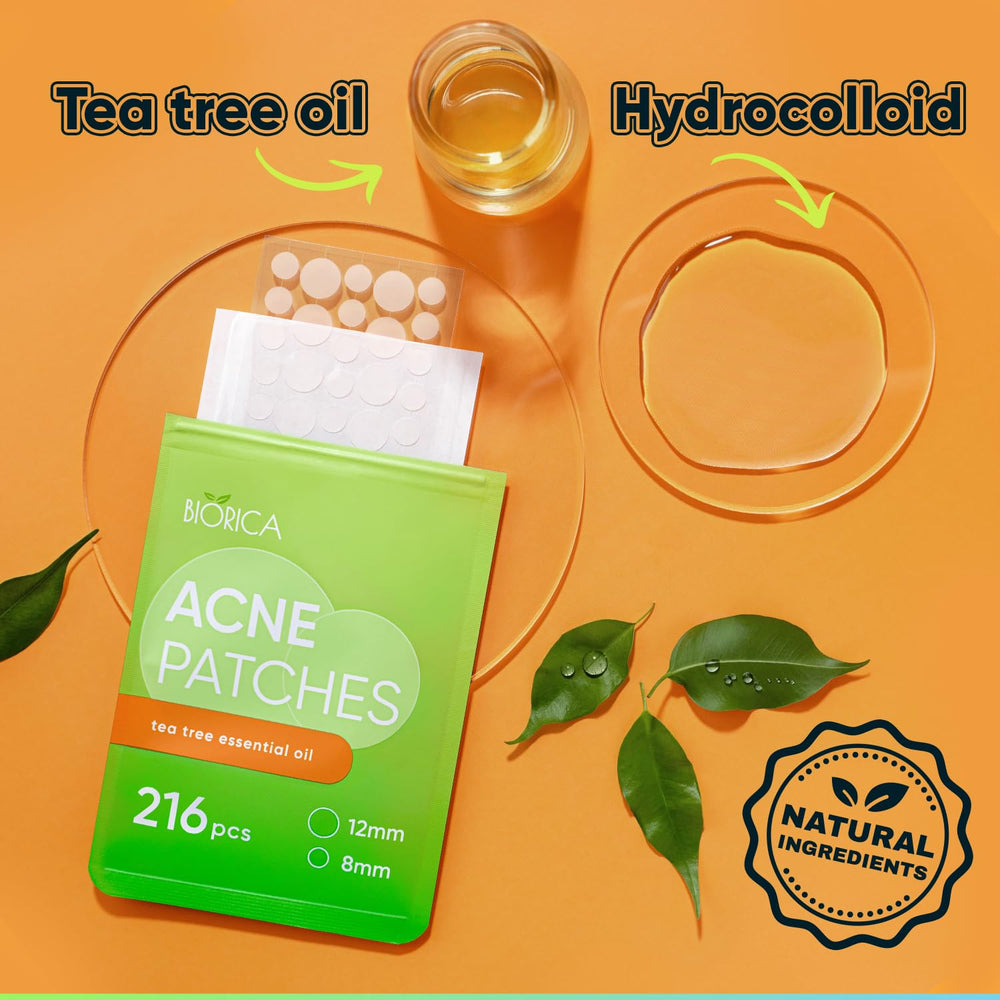 BIORICA parche con aceite de árbol de té y cuidado suave.