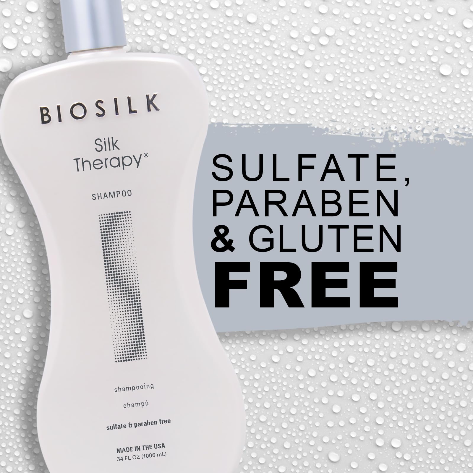 BioSilk Silk Therapy Shampoo cruelty-free option for ethical hair care