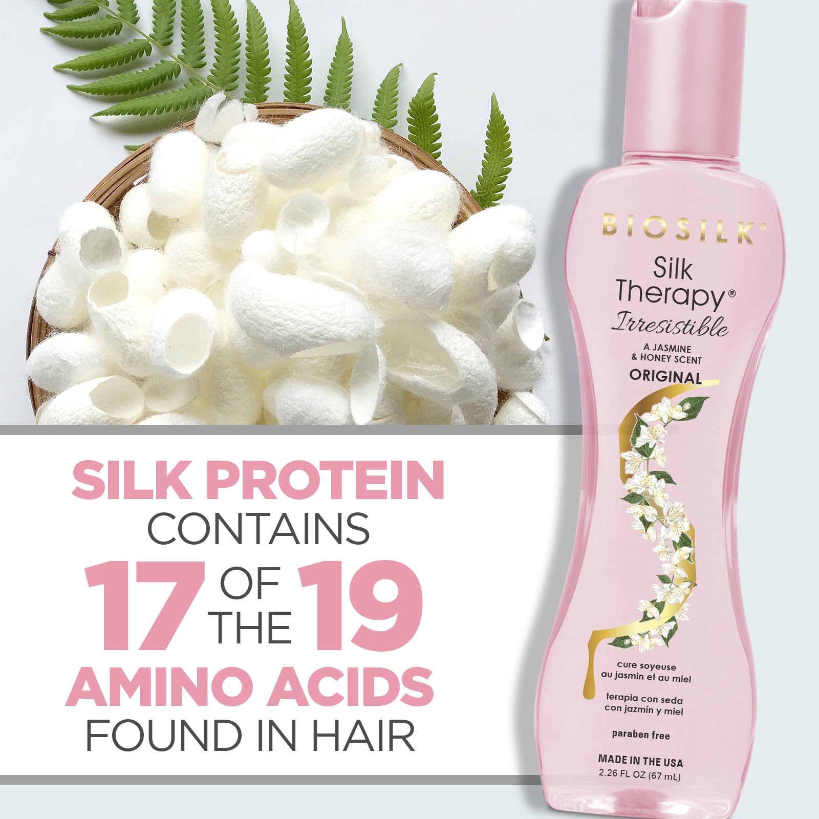 Aroma Jazmín y Miel de BioSilk Irresistible para una experiencia sensorial.