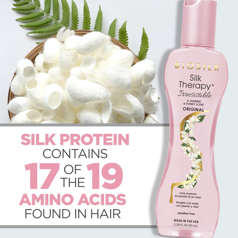 Aroma Jazmín y Miel de BioSilk Irresistible para una experiencia sensorial.