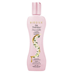BioSilk Irresistible Champú botella: limpieza suave y brillo visible para todo tipo de cabello.