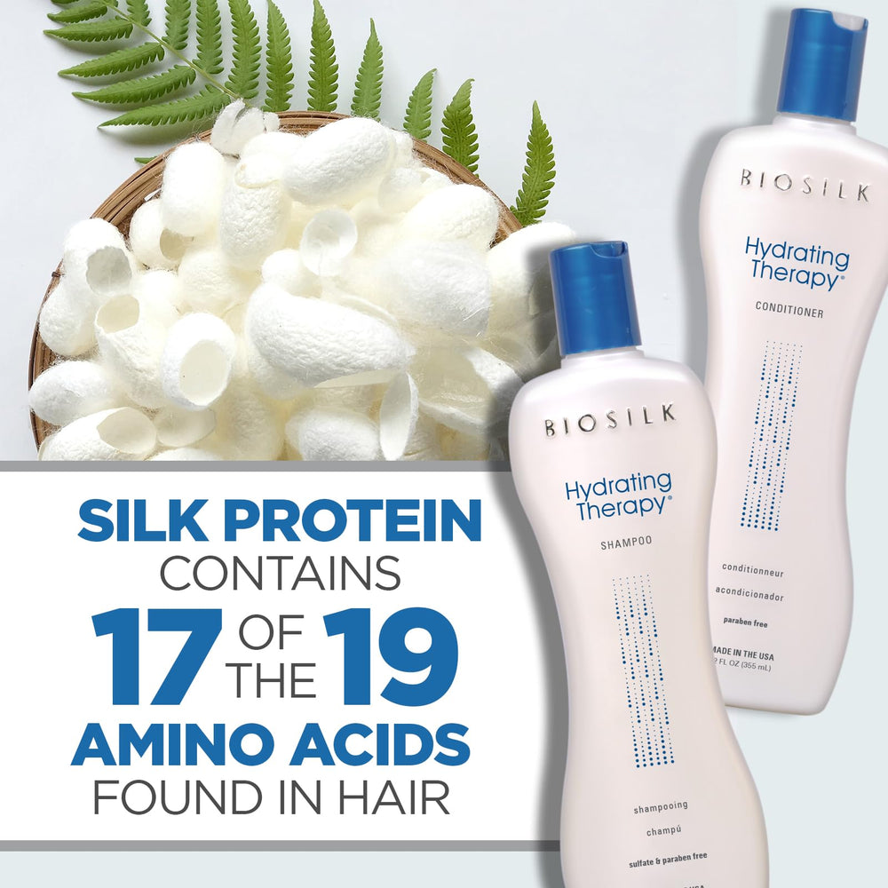 BioSilk Quinoa hidratación y protección para el cabello.
