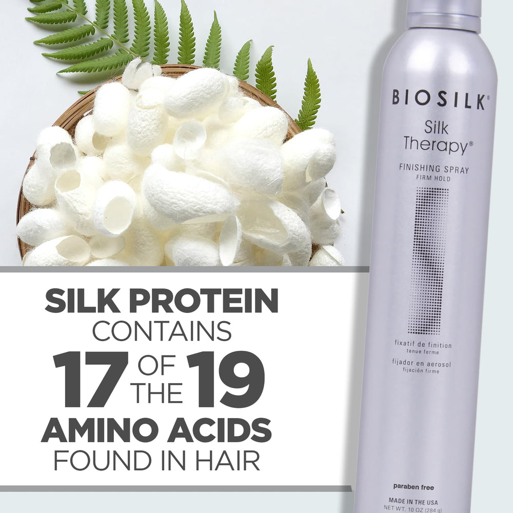 BioSilk Silk Therapy Finishing Spray control de estilo duradero