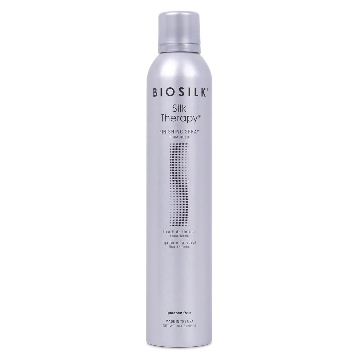 BioSilk Silk Therapy Finishing Spray firma precisa para peinados duraderos