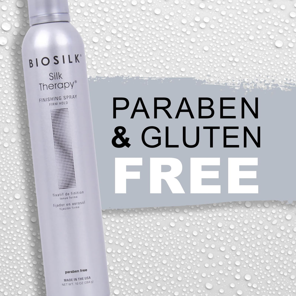 BioSilk Silk Therapy Finishing Spray secado rápido y fácil de peinar