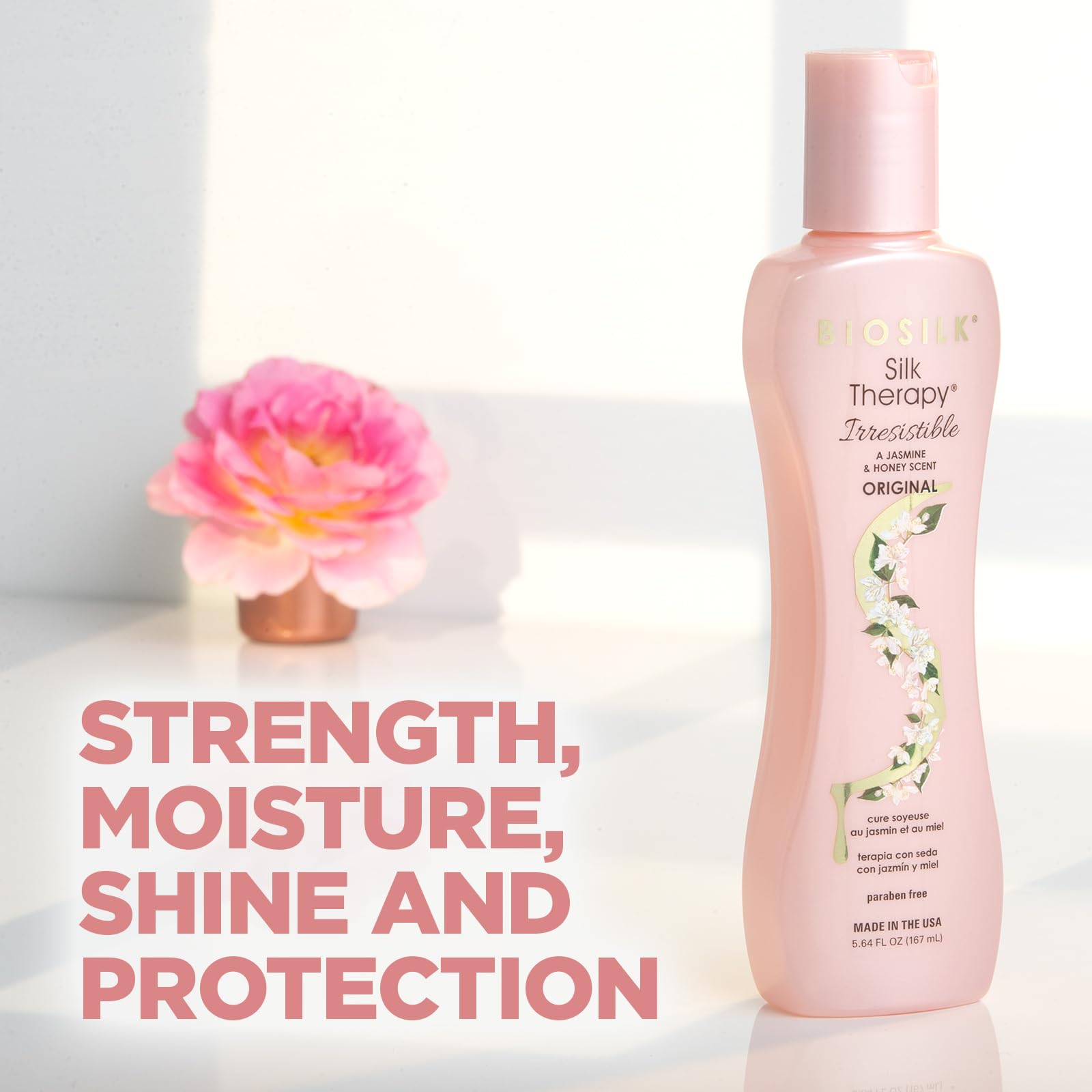 BioSilk Silk Therapy Irresistible: textura sedosa para brillo natural
