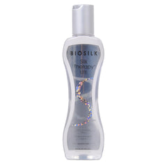 BioSilk Silk Therapy Lite, botella visible. Suavidad sin peso para cabello fino.