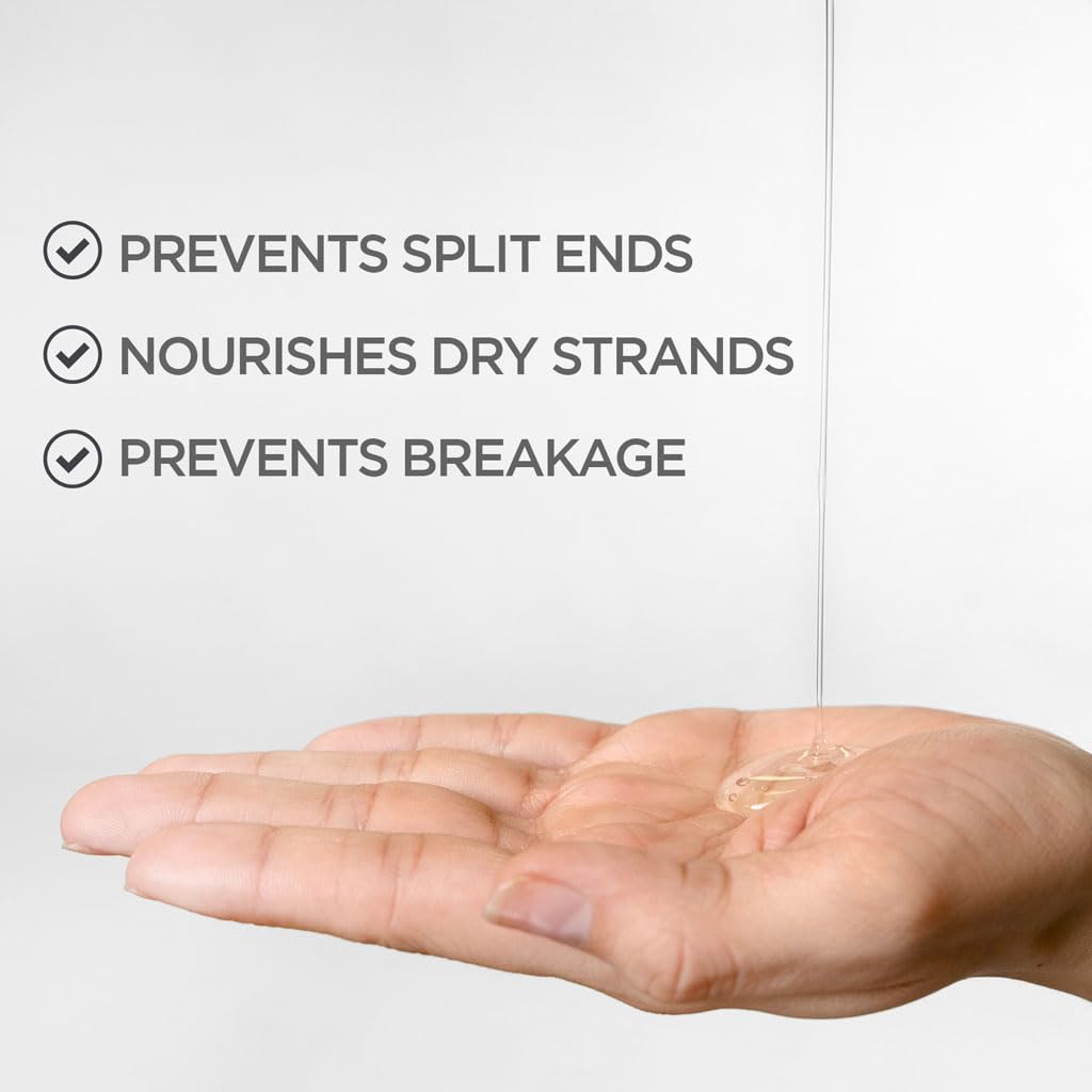 BioSilk Silk Therapy Original Cure on hair with radiant shine and smooth texture.
