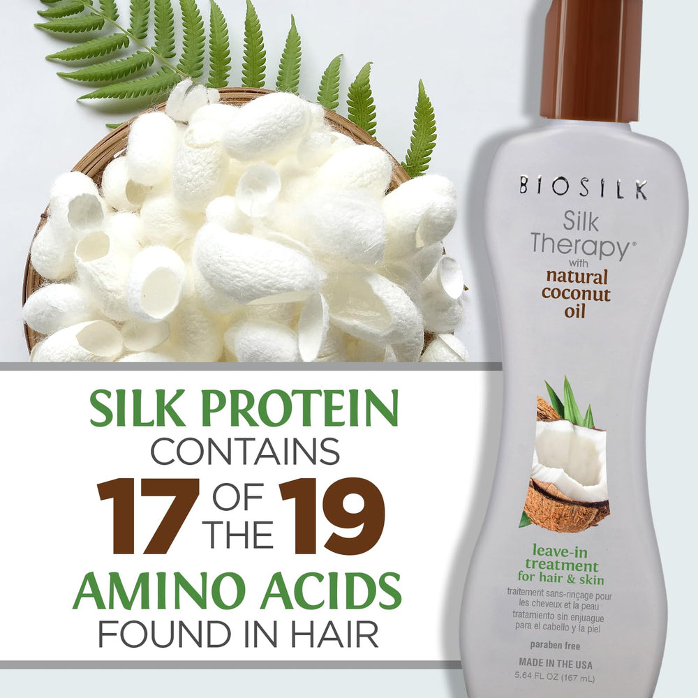 BioSilk Silk Therapy sin-sulfatos cuidado suave para cabello dañado