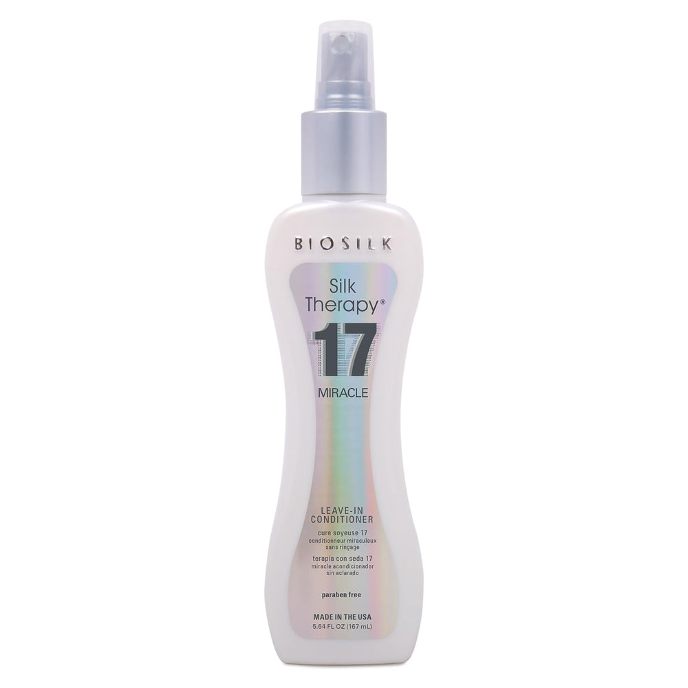 BioSilk Terapia de Seda Milagro 17: tratamiento sin enjuague deja cabello suave y brillante