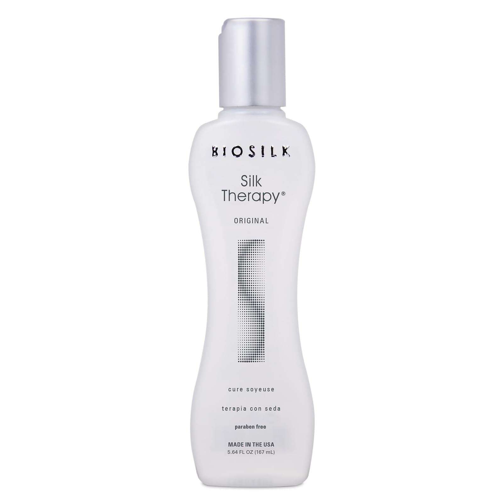BioSilk Terapia de Seda Original en botella, brillo suave sin peso