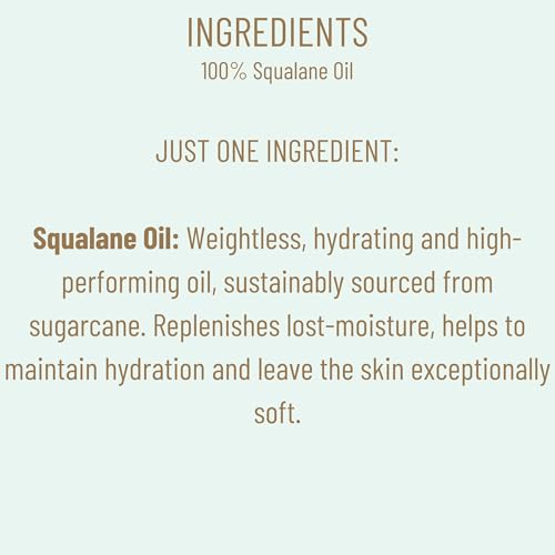 BIOSSANCE 100% Squalane Oil versatile for face, body, and hair care.