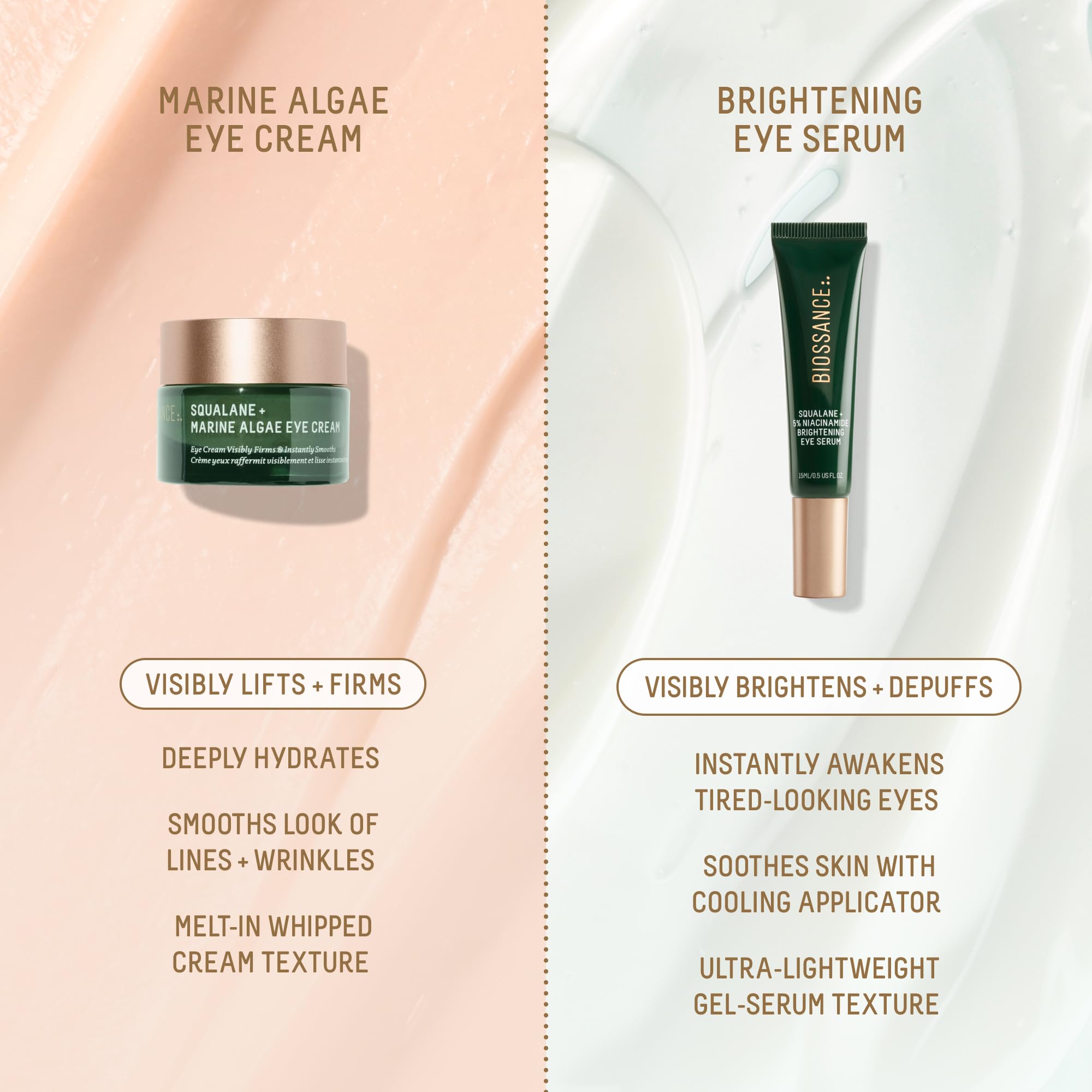 Biossance eye area hydration and refreshed appearance