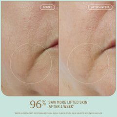 BIOSSANCE Hydralift texture swirl indicating deep hydration and plumpness