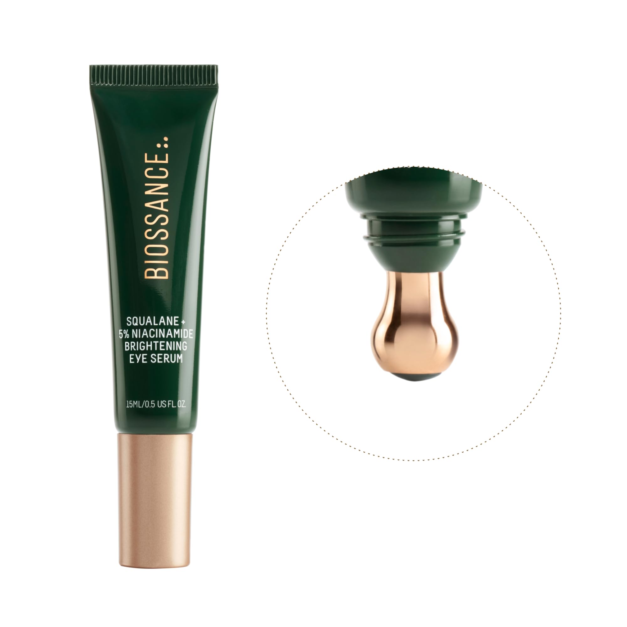 Biossance morning routine boost with brightening under-eye serum