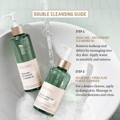 Biossance bottle highlights sustainable squalane and antioxidant protection