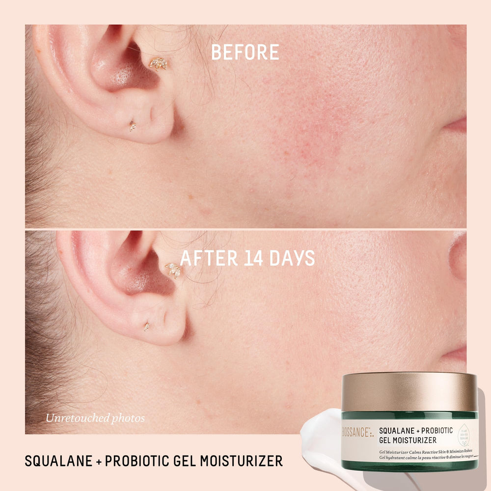 BIOSSANCE face care gel with smooth, fast-absorbing finish