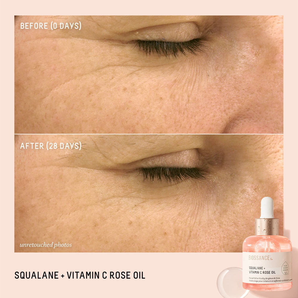 BIOSSANCE oil dispenser enabling easy daily application for a luminous glow