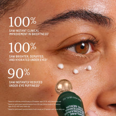 Biossance vitamin C brightness action on the under-eye