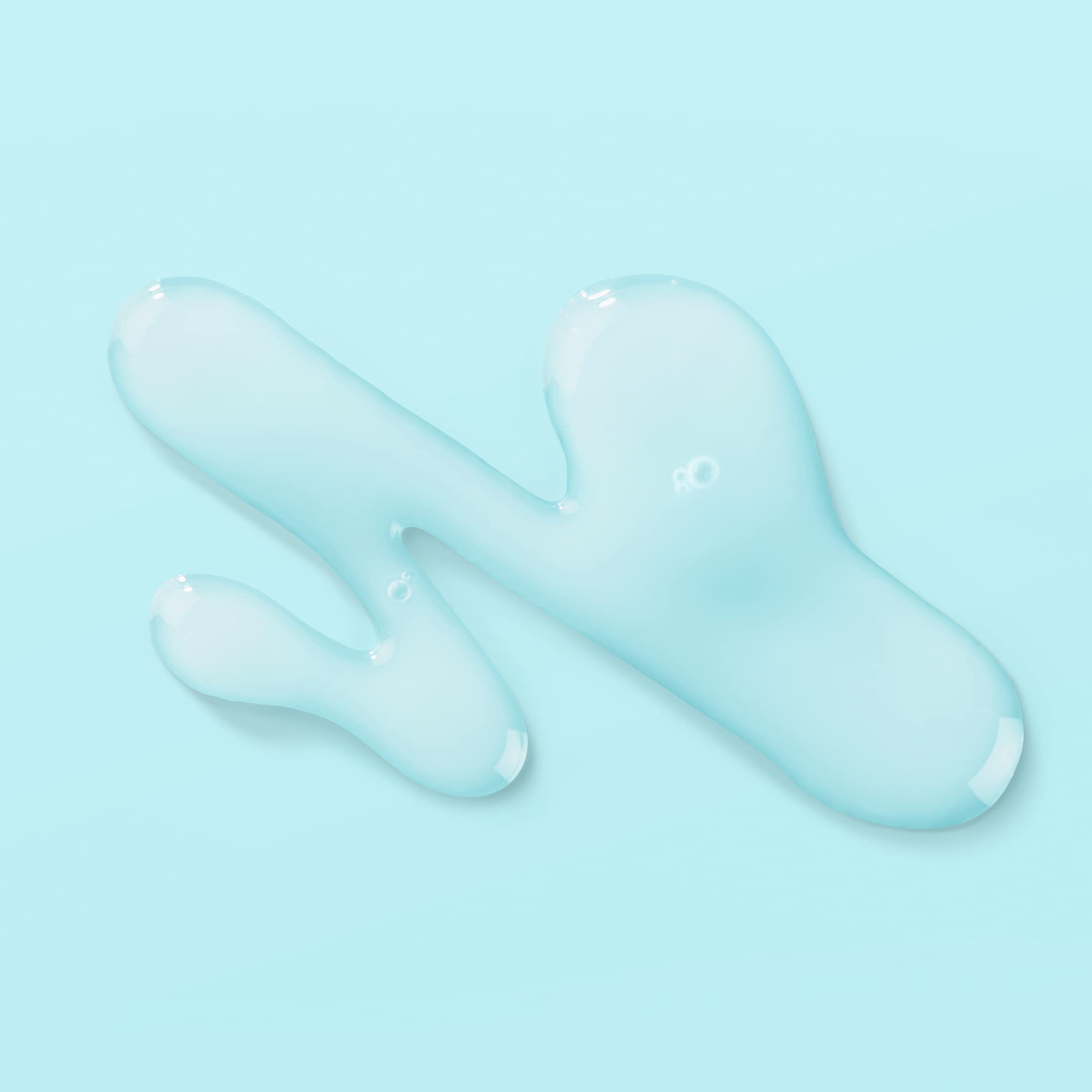 Serum swatch demonstrates rich, cushiony hydration