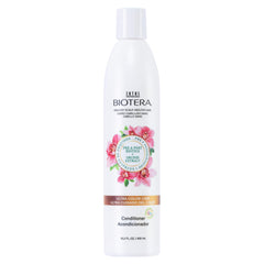 Biotera acondicionador para color: botella frontal, cuidado suave para el cabello teñido.