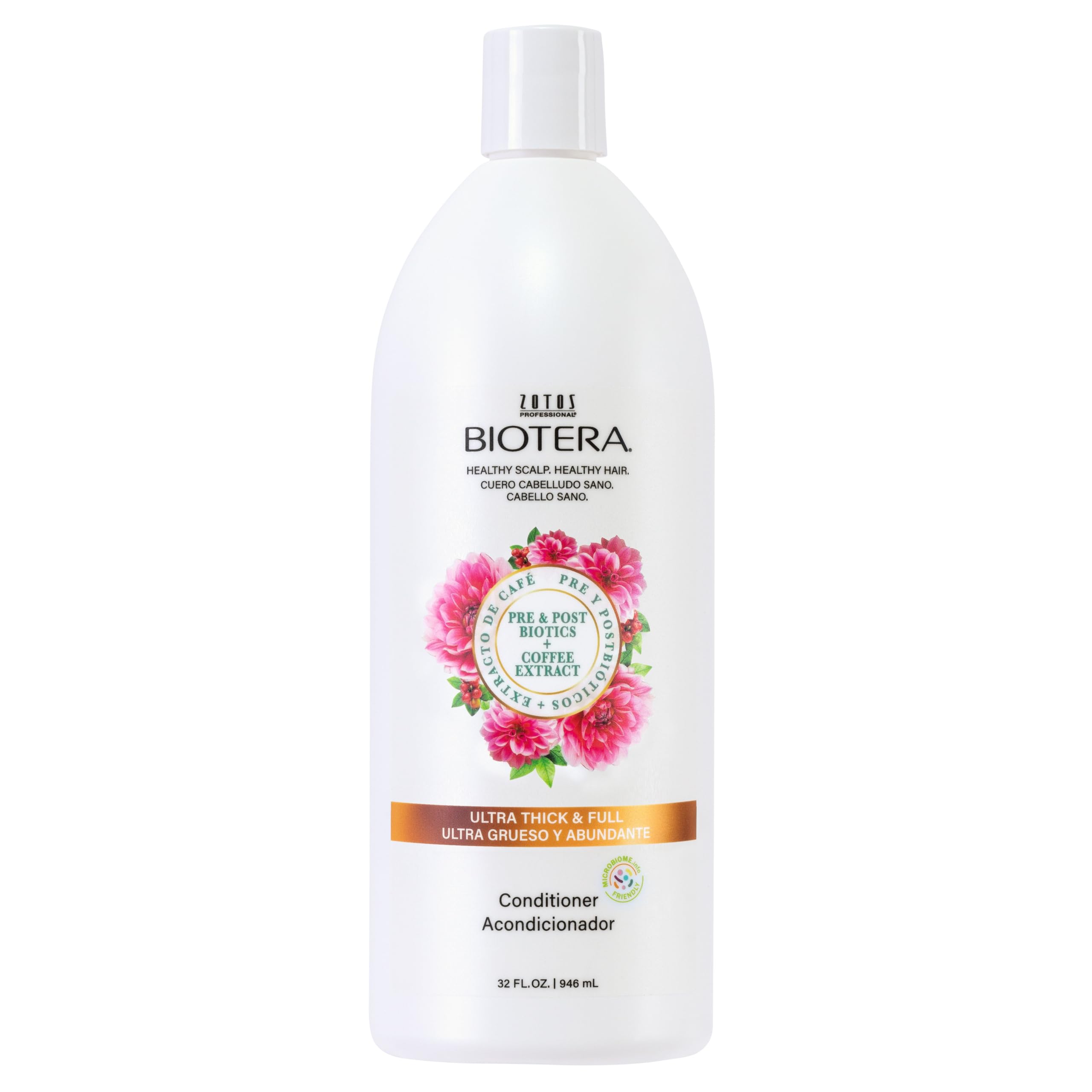 Acondicionador Biotera Ultra Grueso en botella: aporta cuerpo sin apelmazar.