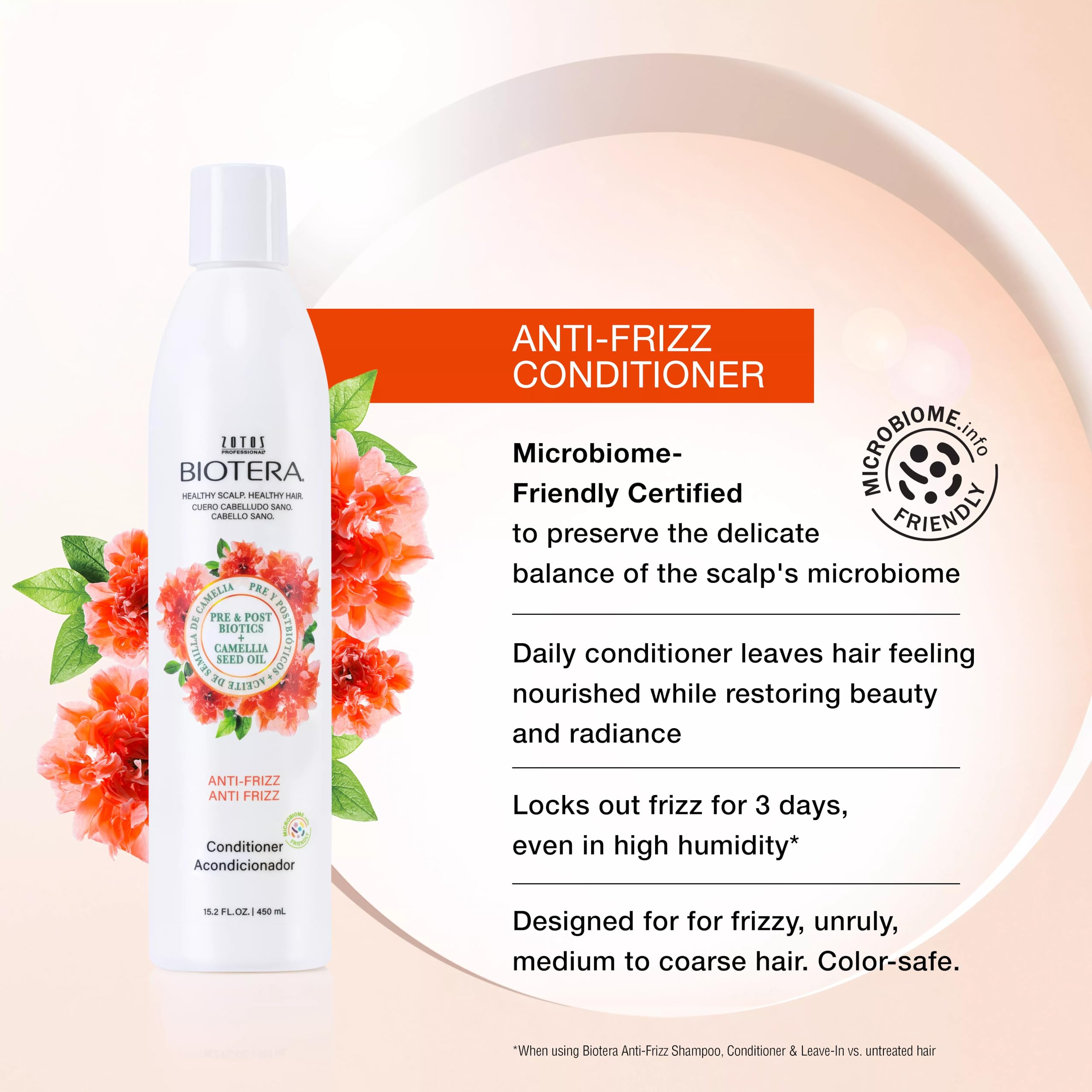 Textura cremosa de Biotera facilita la aplicación y nutrición.