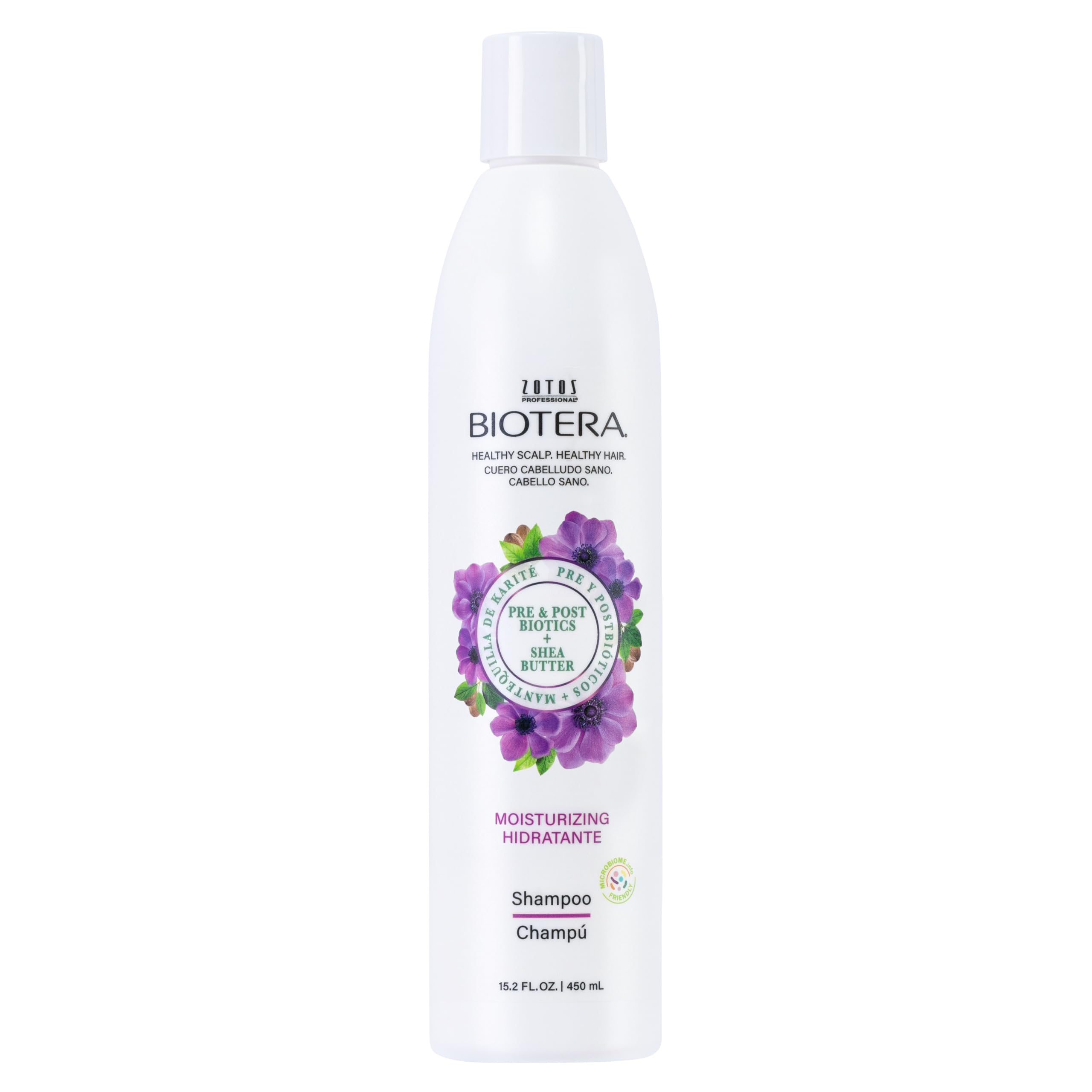 Biotera Champú Hidratante, espuma cremosa para cabello fino y seco.