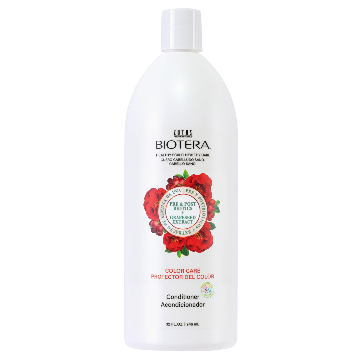 Biotera Acondicionador Cuidado del Color, bote, suaviza cabello teñido y aporta brillo.