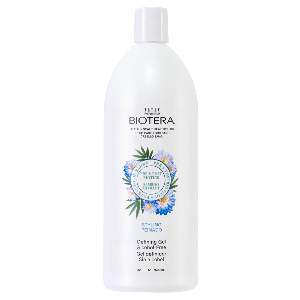 Biotera Gel Definidor de Estilo en botella, fijación flexible para uso diario