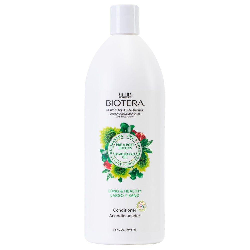 Biotera Long & Healthy Condicionador: botella con crema suave para cabello largo