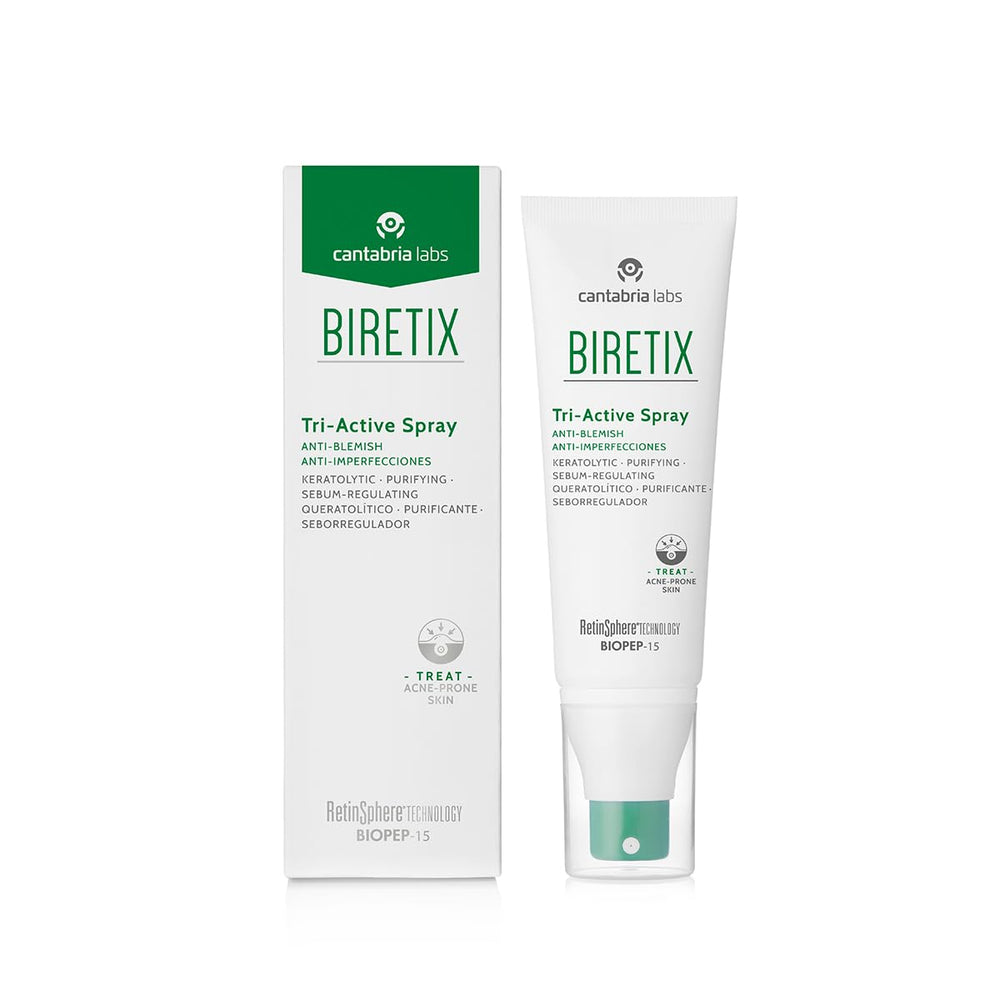 Biretix Tri-Active Spray bottle mist for lightweight oil control on the skin