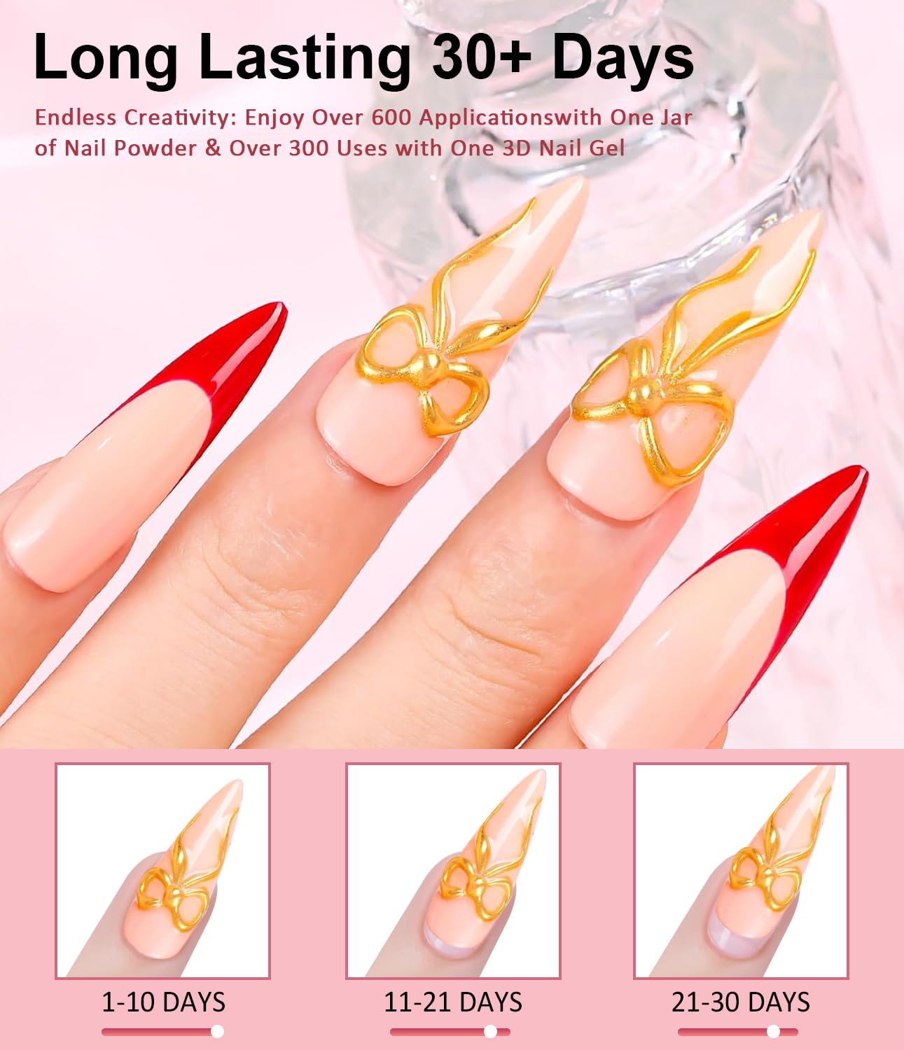 BISHENGYF chrome powder creates a metallic mirror finish.