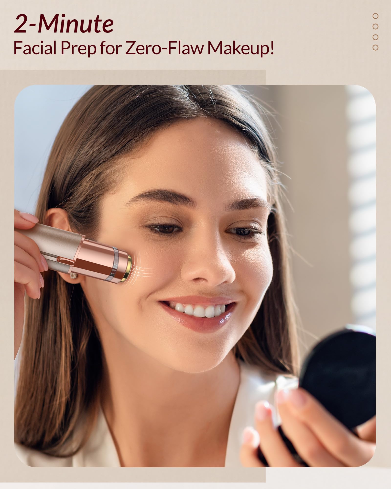 Bissuuy face shaver upper lip offers precise, painless grooming