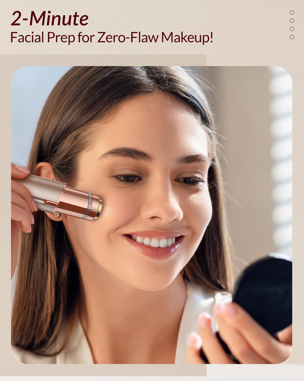 Bissuuy face shaver upper lip offers precise, painless grooming