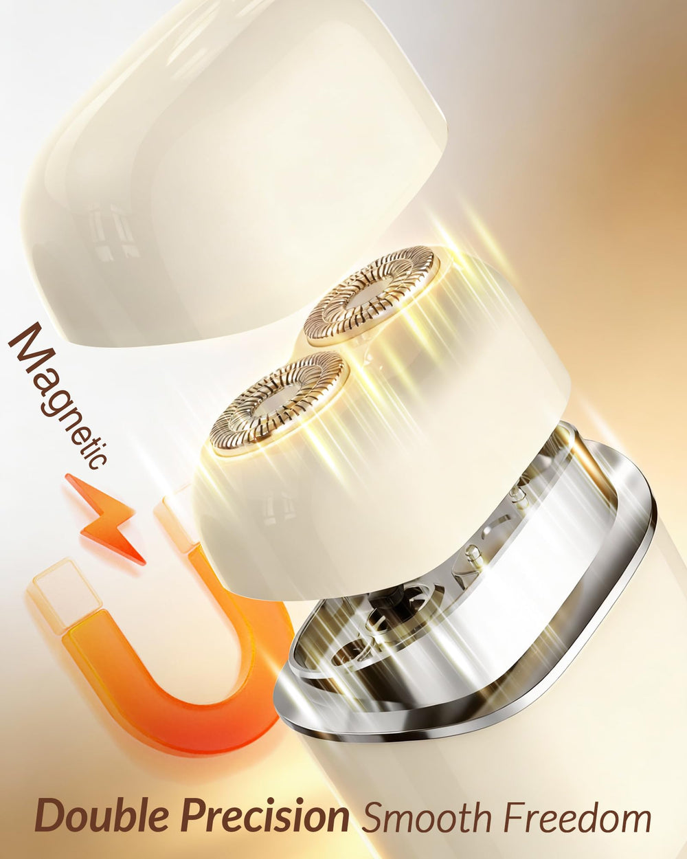 Bissuuy rechargeable face shaver delivers long-lasting power on the go