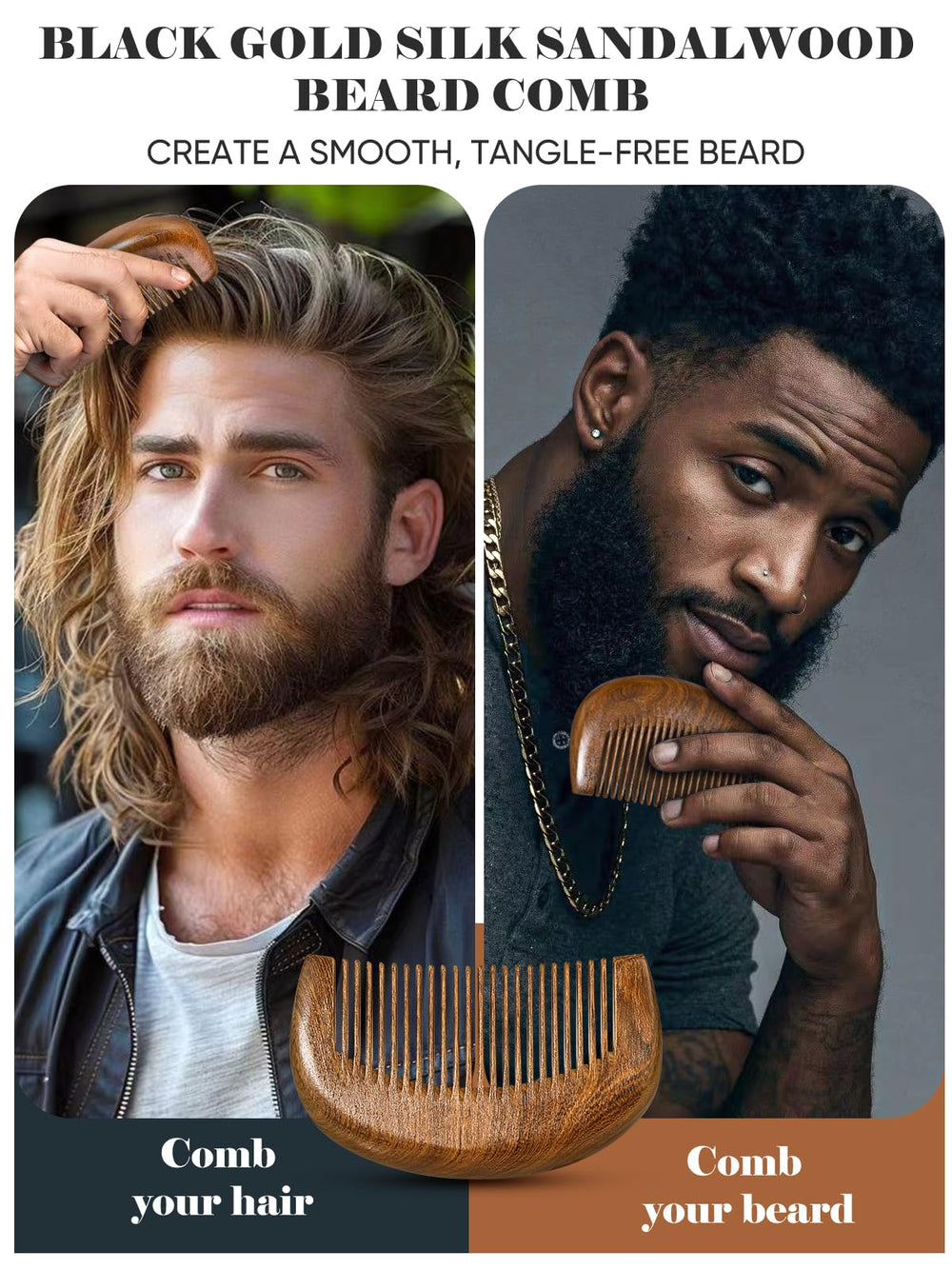 Bituemly travel-ready beard kit stored in a compact pouch