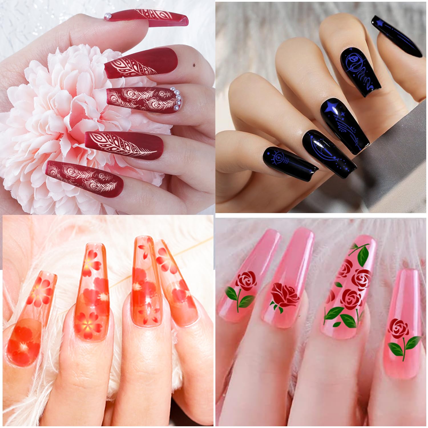 Biutee accesorios de estampado para completar tu conjunto de uñas