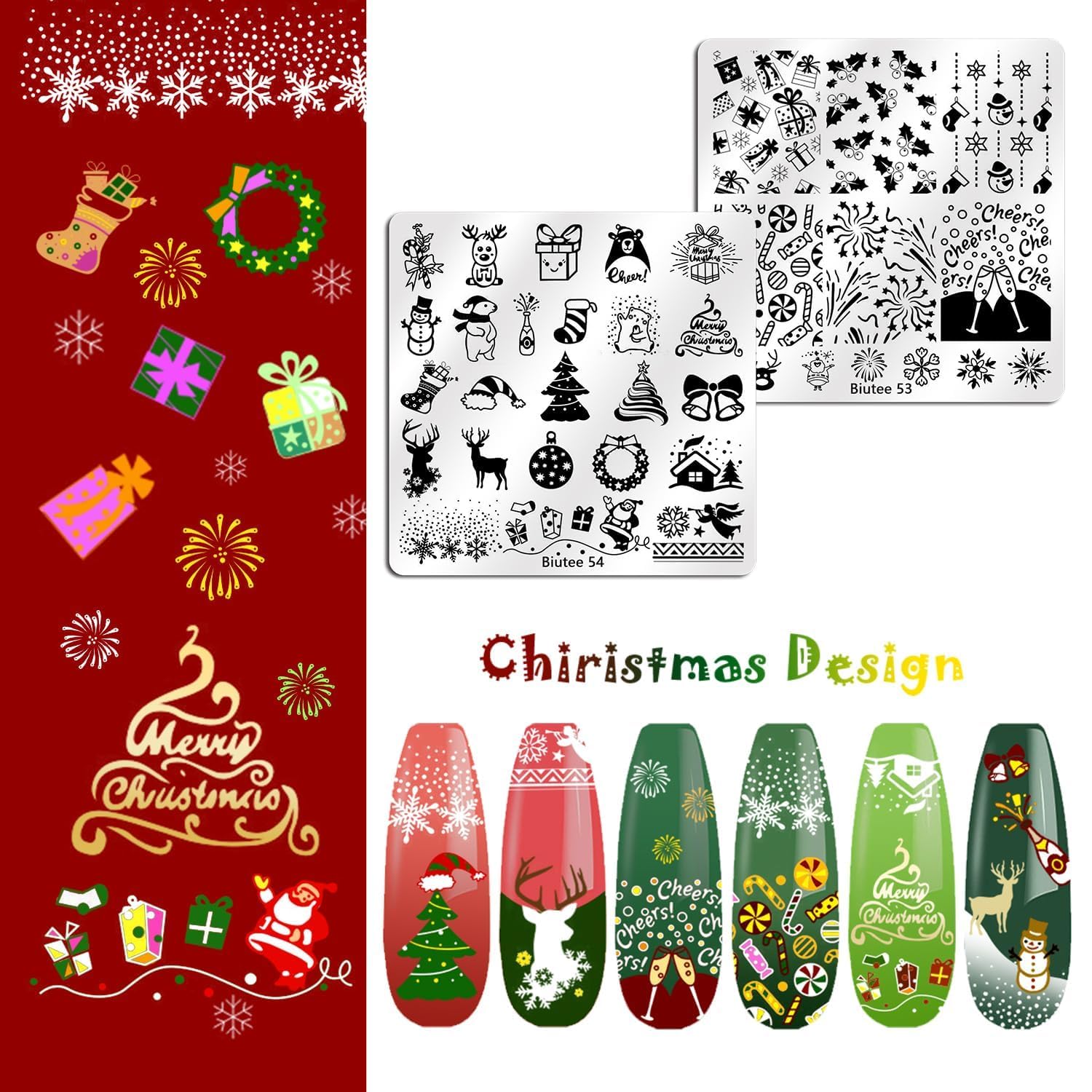 Biutee animal star design plate offers playful, versatile nail ideas